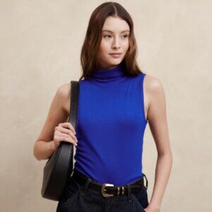 Banana Republic Soft Luxe Turtleneck Top